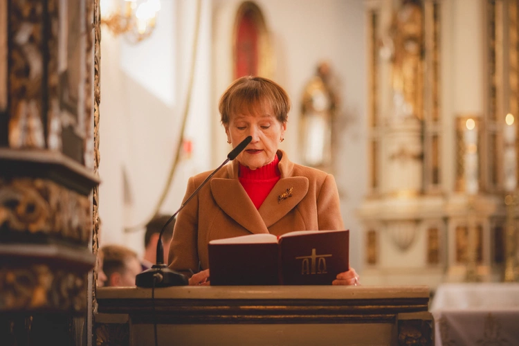 Poświęcenie figury w Trąbkach Wielkich