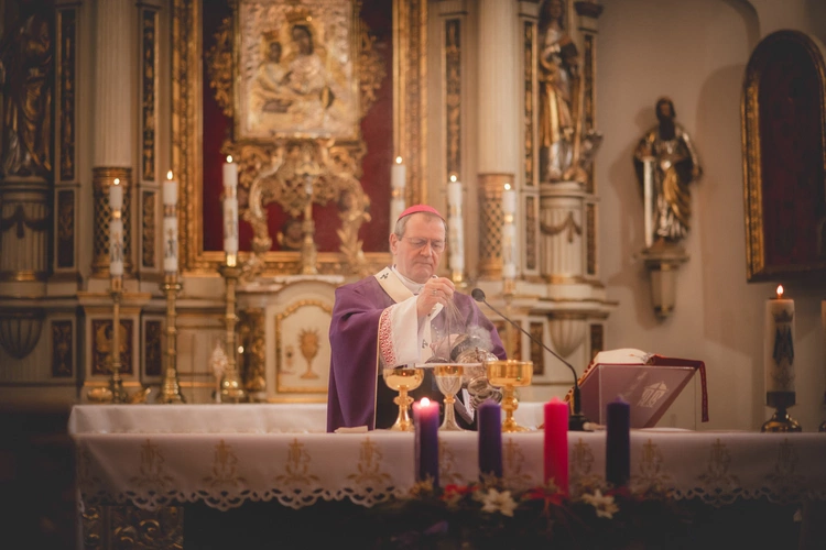Poświęcenie figury w Trąbkach Wielkich