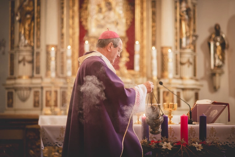 Poświęcenie figury w Trąbkach Wielkich