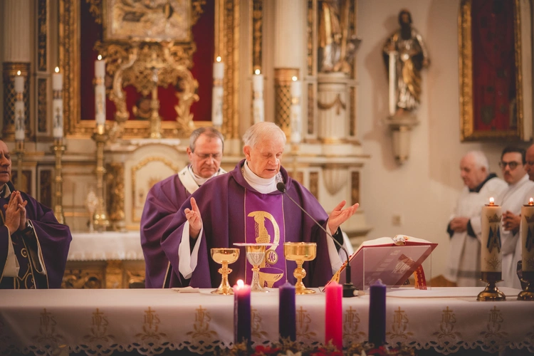 Poświęcenie figury w Trąbkach Wielkich