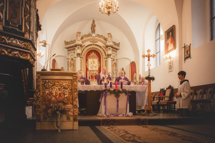 Poświęcenie figury w Trąbkach Wielkich