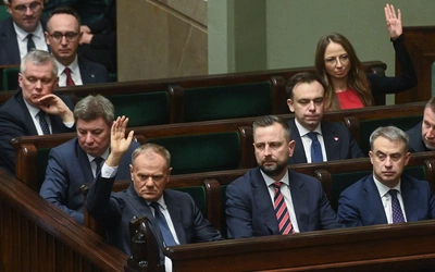 W ławach rządowych sejmu