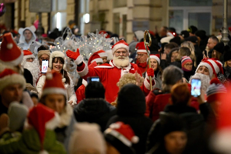 Orszak świętego Mikołaja w Kielcach