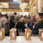 Harcerze ze Staszowa i Janowa Lubelskiego z Betlejemskim Światłem Pokoju