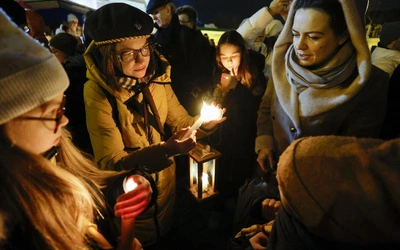 Tymczasem do Kijowa dotarło Betlejemskie Światło Pokoju...