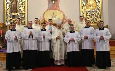 Obłóczyny i kandydatura w Wyższym Seminarium Duchownym w Radomiu 