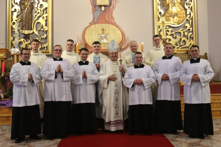 Obłóczyny i kandydatura w Wyższym Seminarium Duchownym w Radomiu 