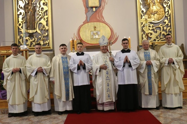 Obłóczyny i kandydatura w Wyższym Seminarium Duchownym w Radomiu 