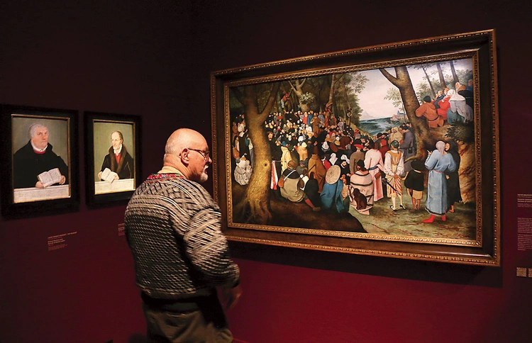 Zaprezentowano tu m.in. obraz niderlandzkiego malarza Pietera Brueghela (młodszego) – „Kazanie św. Jana Chrzciciela” – z początku XVII w.