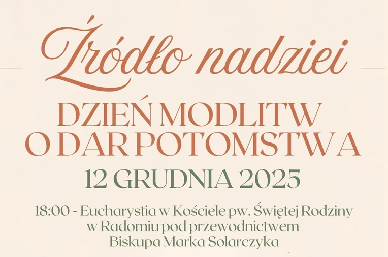 Pierwszy Dzień Modlitw o Dar Potomstwa w diecezji radomskiej
