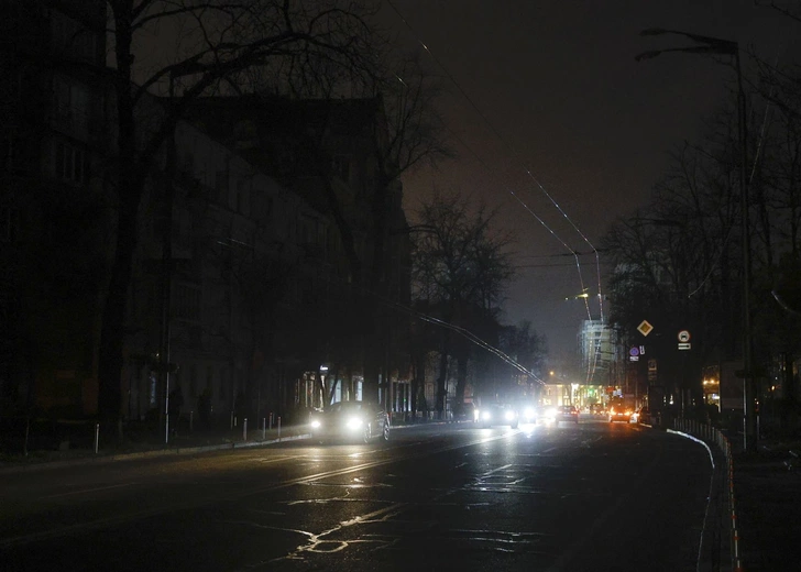 W Kijowie ciemniej niż zwykle