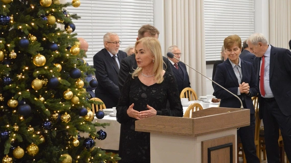 Świąteczne spotkanie profesorów i wykładowców