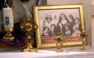 Bł. Ewa i bł. Marta w kaplicy szpitalnej we Wrocławiu