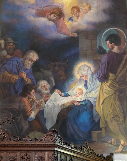  „Bóg się rodzi, moc truchleje, Pan niebiosów obnażony! Ogień krzepnie, blask ciemnieje, ma granice Nieskończony…”.