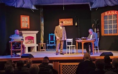  Sztuka była prezentowana  na scenie  auli  św. Jana Pawła II.