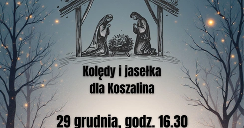 Plenerowe kolędowanie w Koszalinie