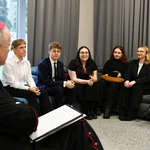 Biskup spotkał się z Młodzieżową Radą Duszpasterską w Rokitnie