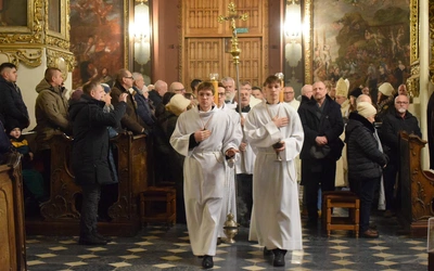 Pasterka w bazylice katedralnej w Sandomierzu