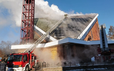 Straż pożarna gasi