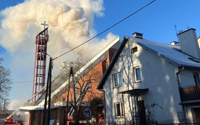 W Lublinie płonie kościół