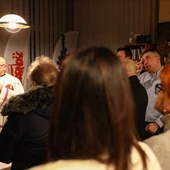 Wigilijne nabożeństwo dla rodzin protestujących górników