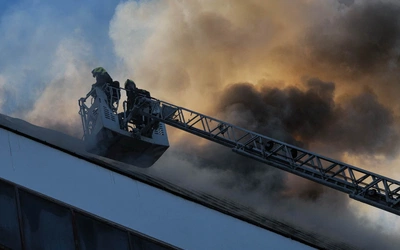 Pożar kościoła w Lublinie