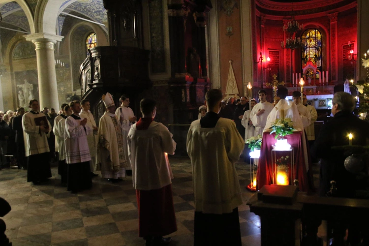 Płock. Pasterka w katedrze