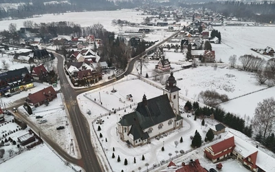 Zimowe krajobrazy pod Tatrami 