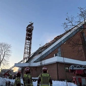 Zniszczenia są ogromne, rozważana jest rozbiórka budynku.