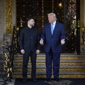 Wołodymyr Zełenski i Donald Trump