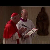 Obrzęd uznania śmierci #PapieżFranciszek i złożenia ciała do trumny