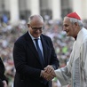 Kard Zuppi i burmistrz Rzymu, Roberto Gualtieri