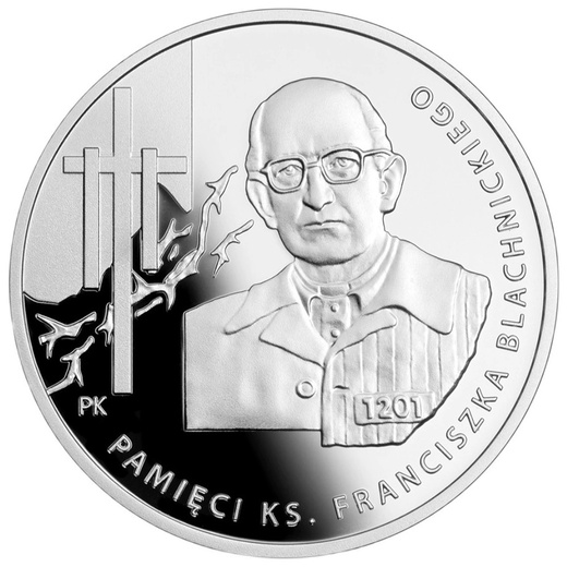 Moneta z ks. Franciszkiem Blachnickim