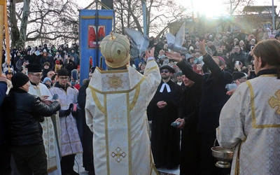 Święto Jordanu nad Odrą - grekokatolicy świętowali we Wrocławiu