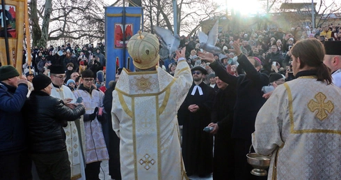 Święto Jordanu nad Odrą - grekokatolicy świętowali we Wrocławiu