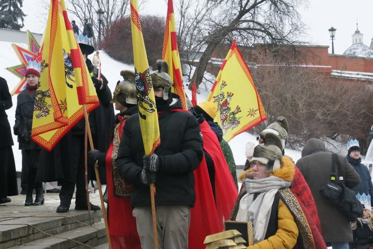 Orszak na ulicach Lublina