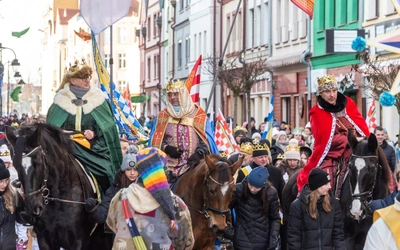 Uliczne jasełka w Głogowie