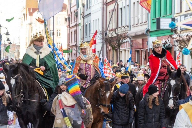Uliczne jasełka w Głogowie