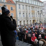 Kolędowanie na rynku