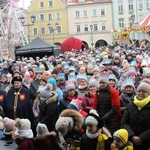 Kolędowanie na rynku