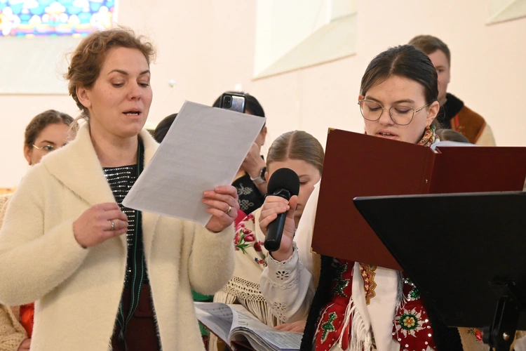 Z kolędowym repertuarem