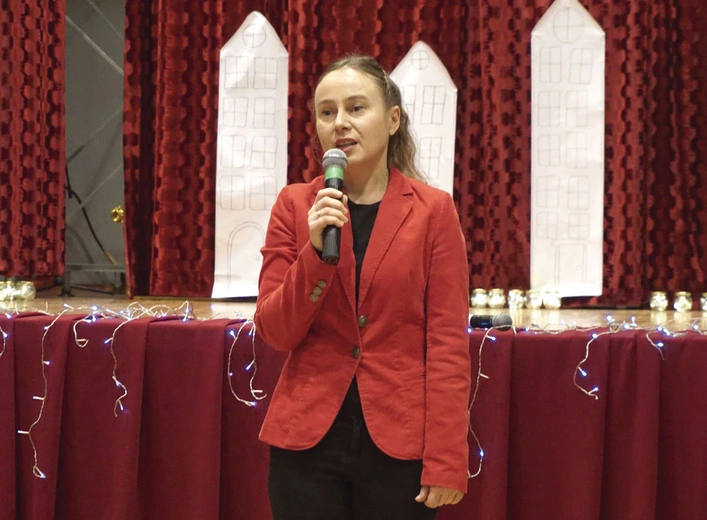Organizatorka przeglądu Aleksandra Maliszewska.  