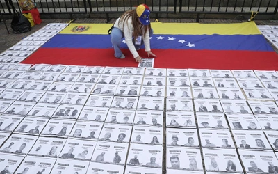 Wenezuelczycy w Kolumbii dopominają się o więzionych w ich rodzinnym kraju