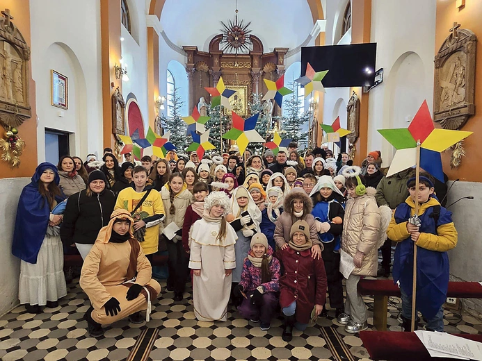 W parafii Piaski dzieci biorące udział w akcji stanowią jedną z najliczniejszych grup w diecezji.