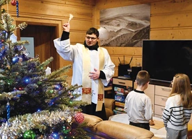 Rodziny na Podhalu zawsze czekają na wizytę duszpasterską i błogosławieństwo kapłana