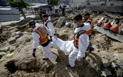 Ekshumacje w Strefie Gazy