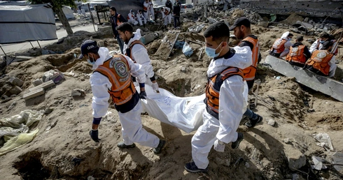 Ekshumacje w Strefie Gazy