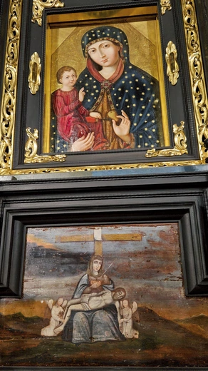 Odnaleziony obraz znajduje się pod wizerunkiem  MB Serdecznej. 