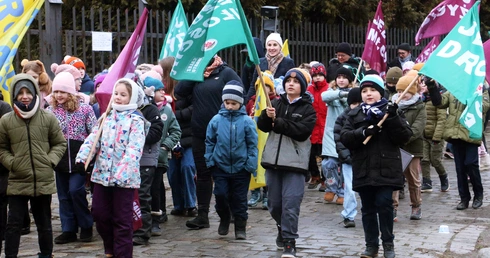 Małe salezjańskie lwy przeszły przez Wrocław z radością