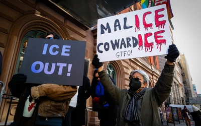 Część Ameryki protestuje